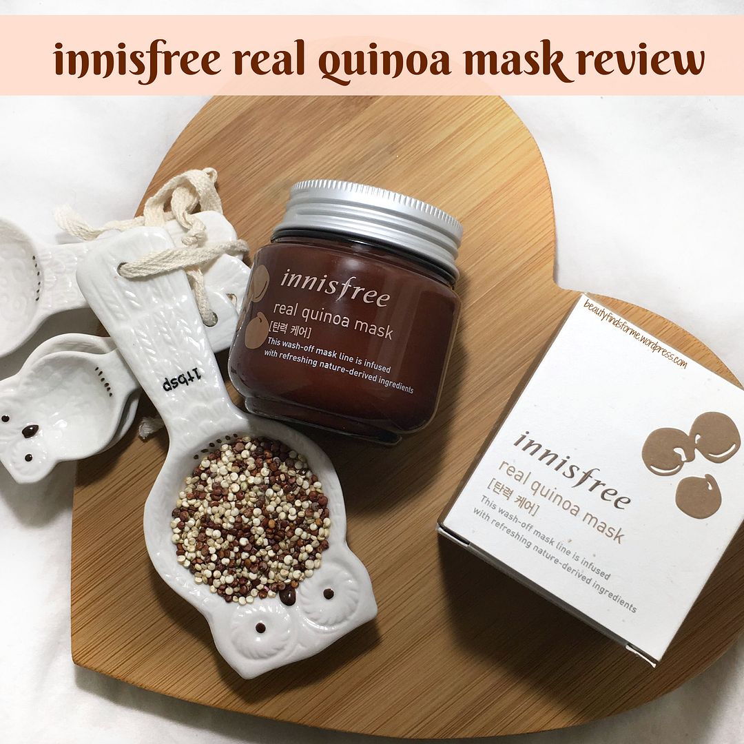 Innisfree Real Quinoa Mask Review Unboxing Beauty